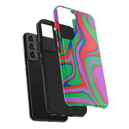 Colorful Zebra Print Tough Phone Cases