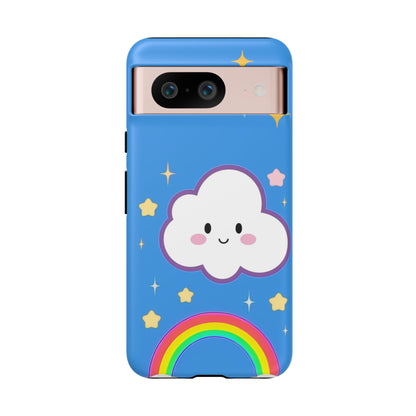 Cute Cloud & Rainbow Phone Case - Tough & Adorable Cover for Kids and Adults
