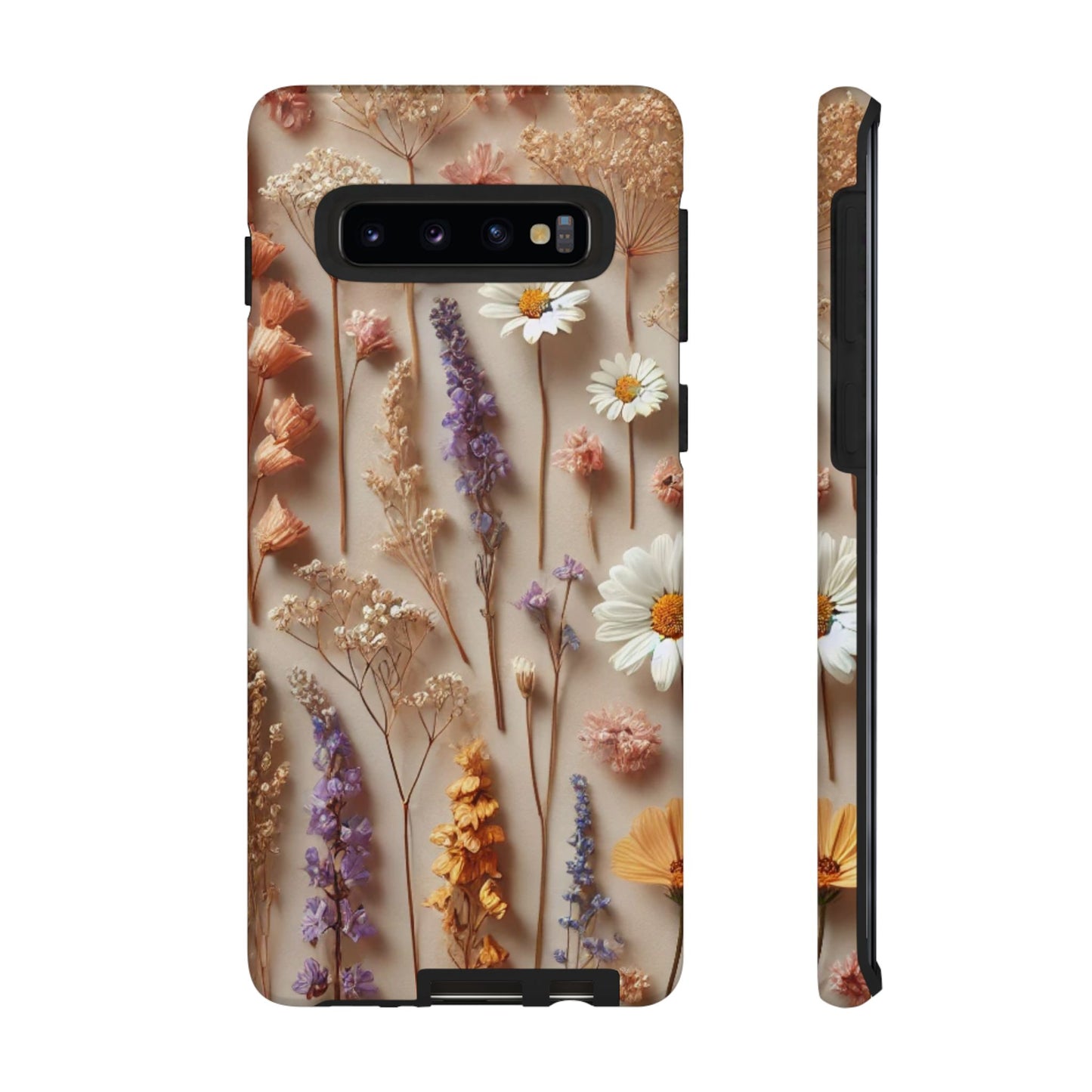 Pressed Flower Garden Phone Case – Vintage Botanical Aesthetic