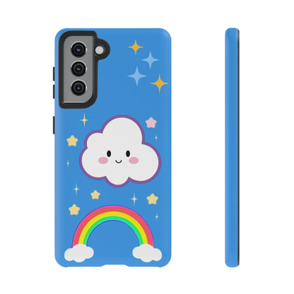 Cute Cloud & Rainbow Phone Case - Tough & Adorable Cover for Kids and Adults
