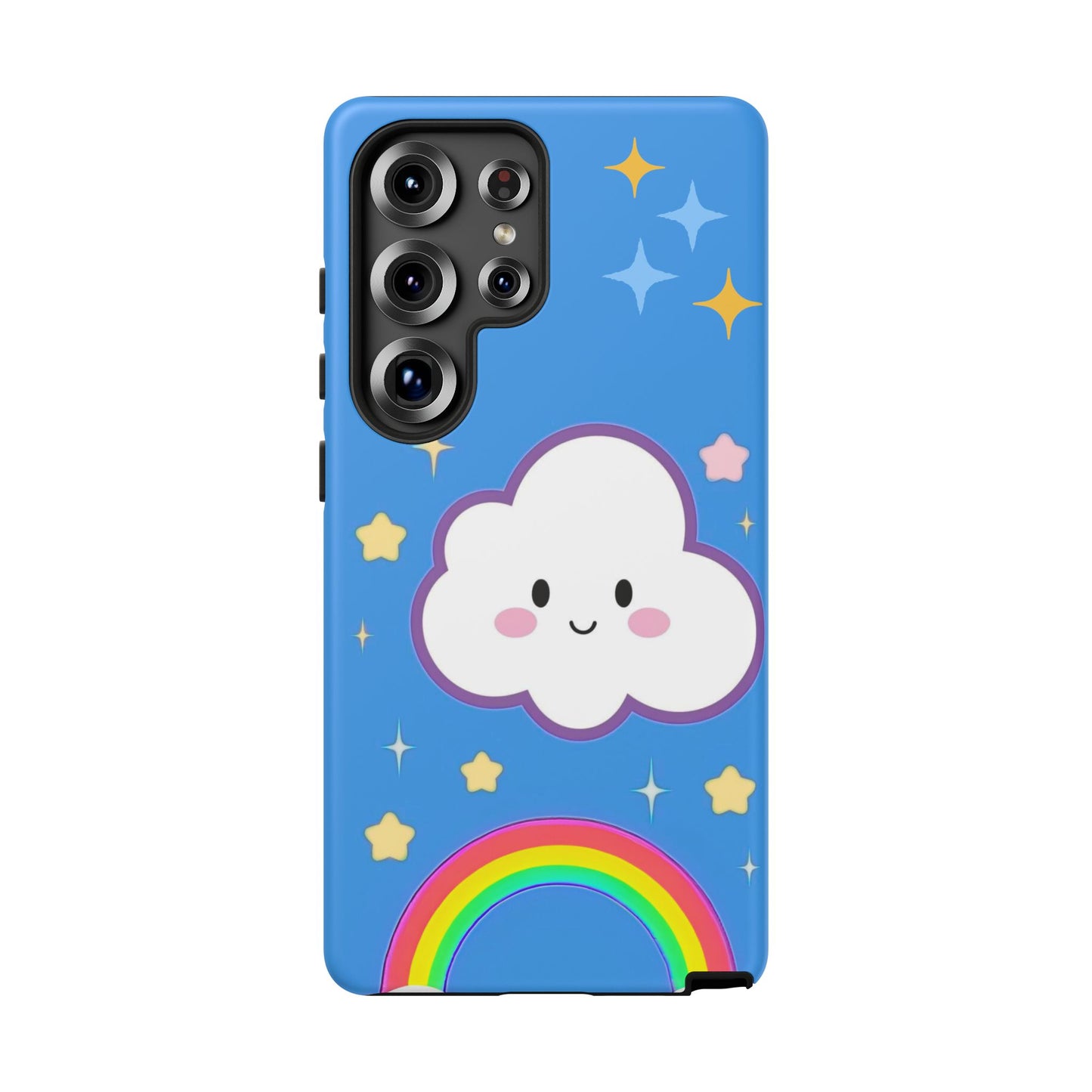 Cute Cloud & Rainbow Phone Case - Tough & Adorable Cover for Kids and Adults