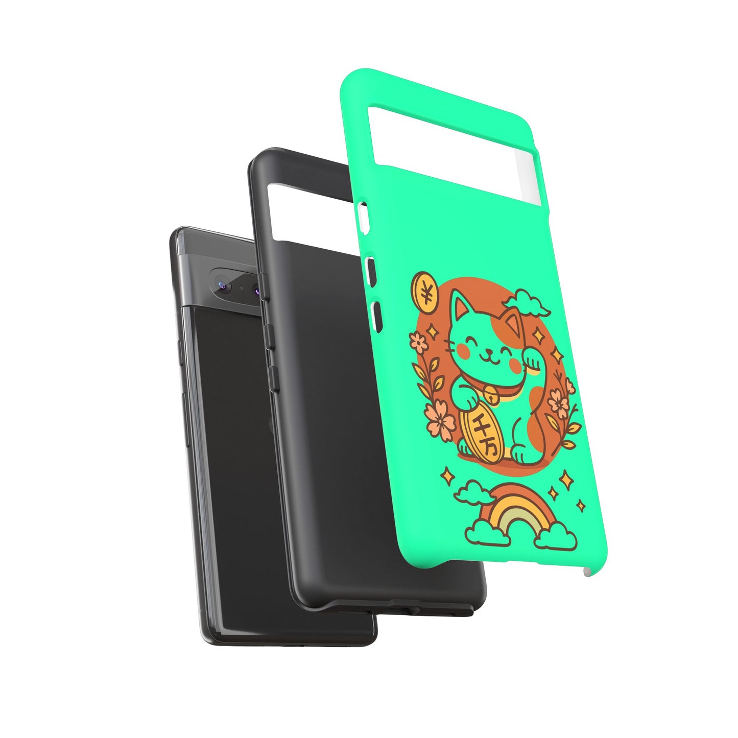 Japanese Kawaii Lucky Cat Protective Phone Case