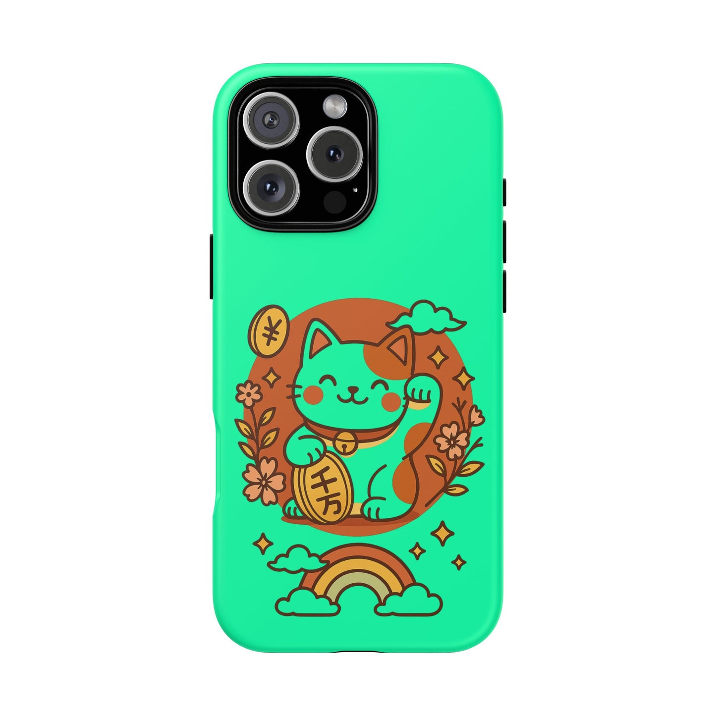 Japanese Kawaii Lucky Cat Protective Phone Case