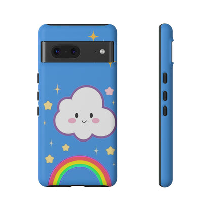 Cute Cloud & Rainbow Phone Case - Tough & Adorable Cover for Kids and Adults
