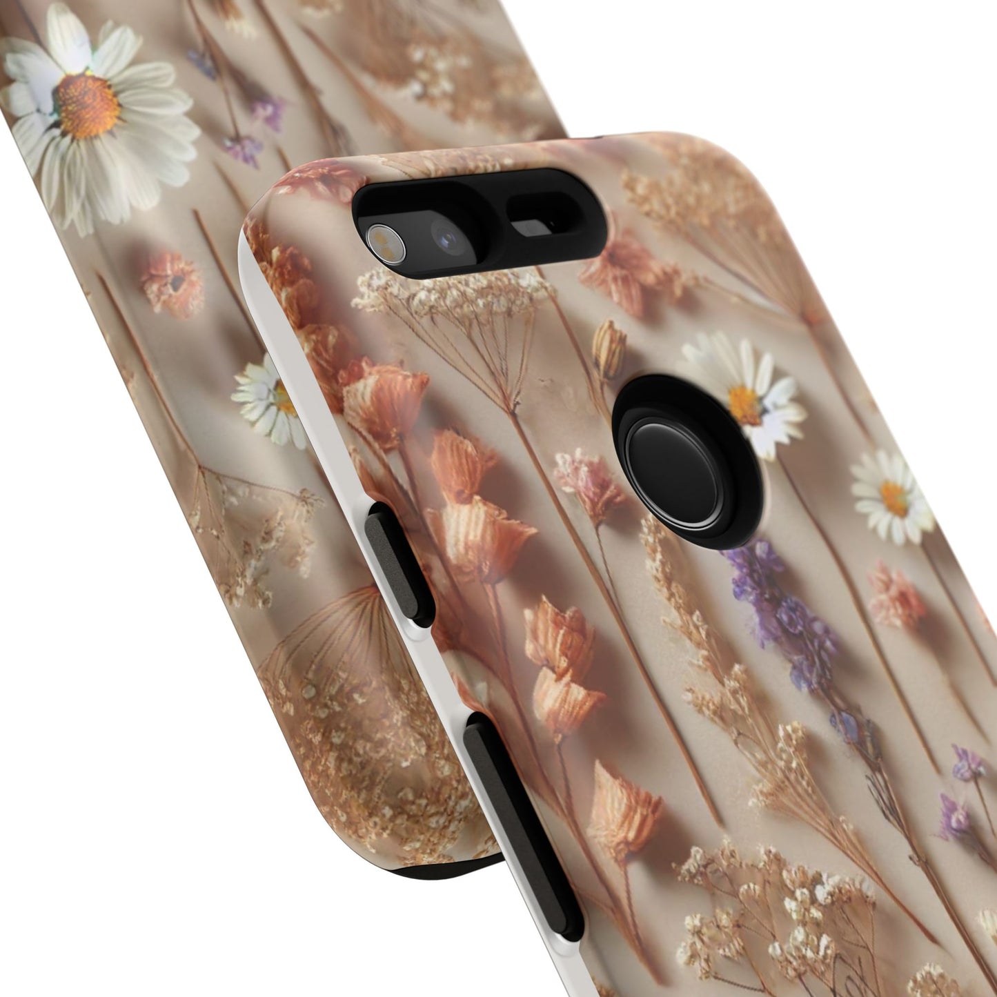 Pressed Flower Garden Phone Case – Vintage Botanical Aesthetic
