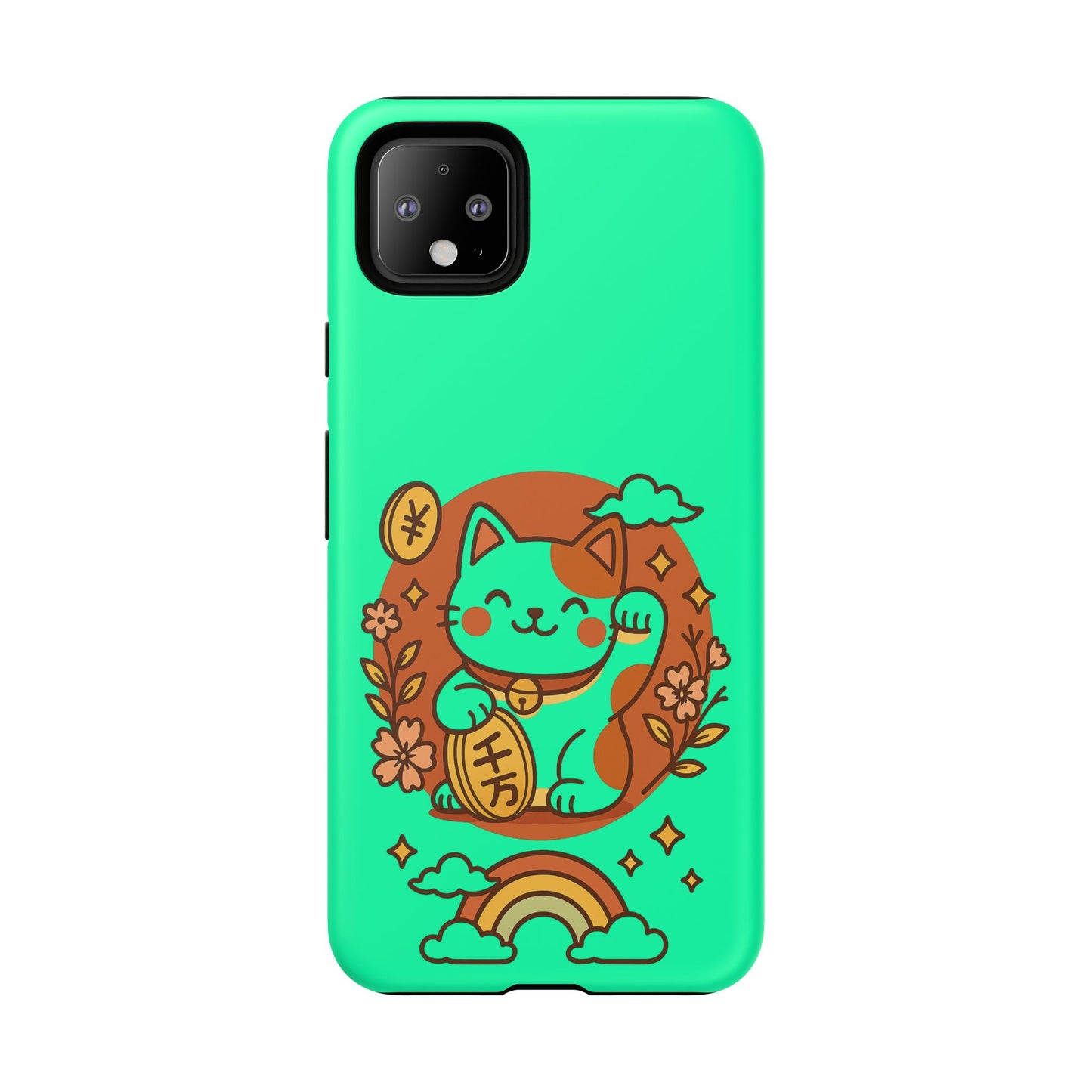 Japanese Kawaii Lucky Cat Protective Phone Case