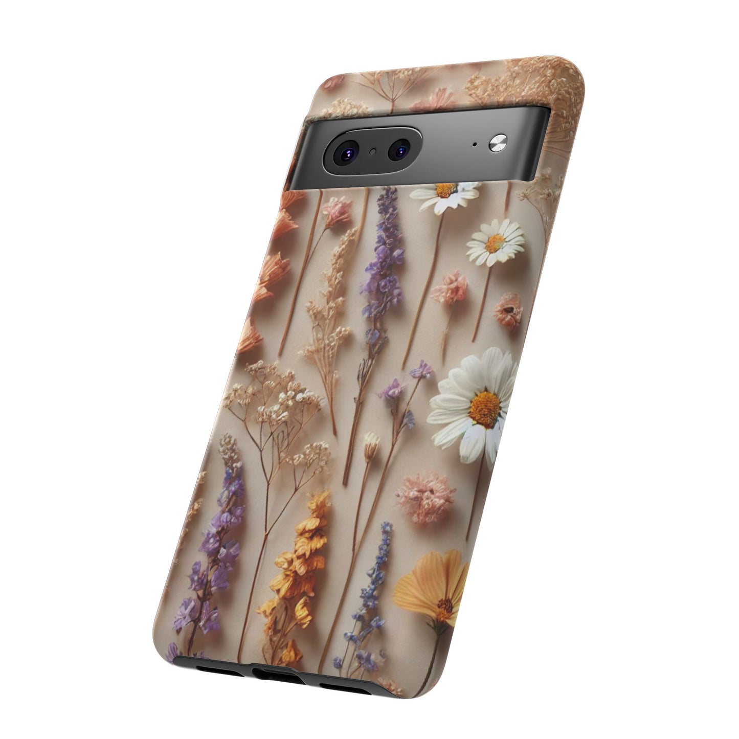 Pressed Flower Garden Phone Case – Vintage Botanical Aesthetic