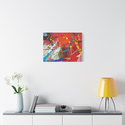 Spectrum in Motion – Abstract Chaos Canvas Print