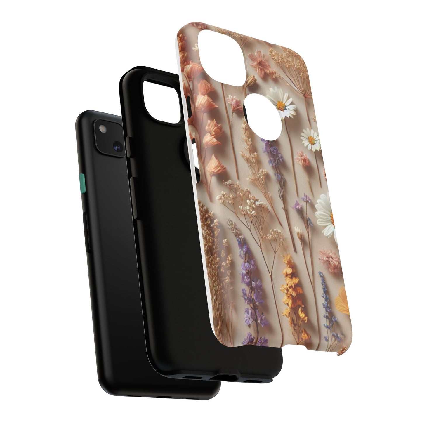 Pressed Flower Garden Phone Case – Vintage Botanical Aesthetic