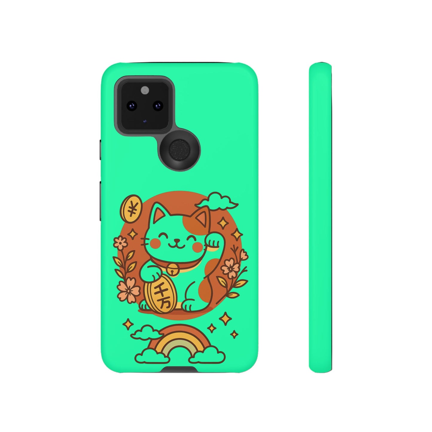 Japanese Kawaii Lucky Cat Protective Phone Case