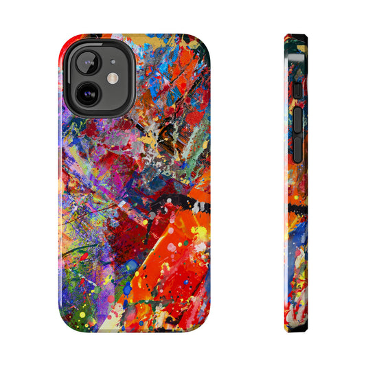 Psychedelic Splatter Phone Cases– Bold & Colorful Abstract Art