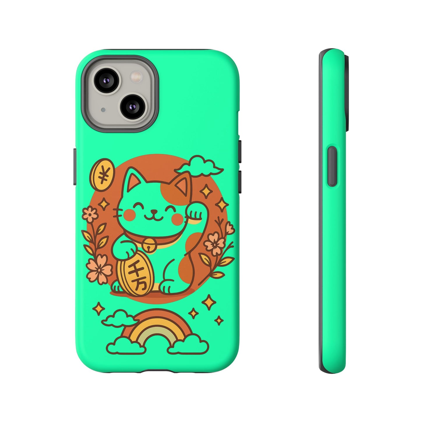 Japanese Kawaii Lucky Cat Protective Phone Case