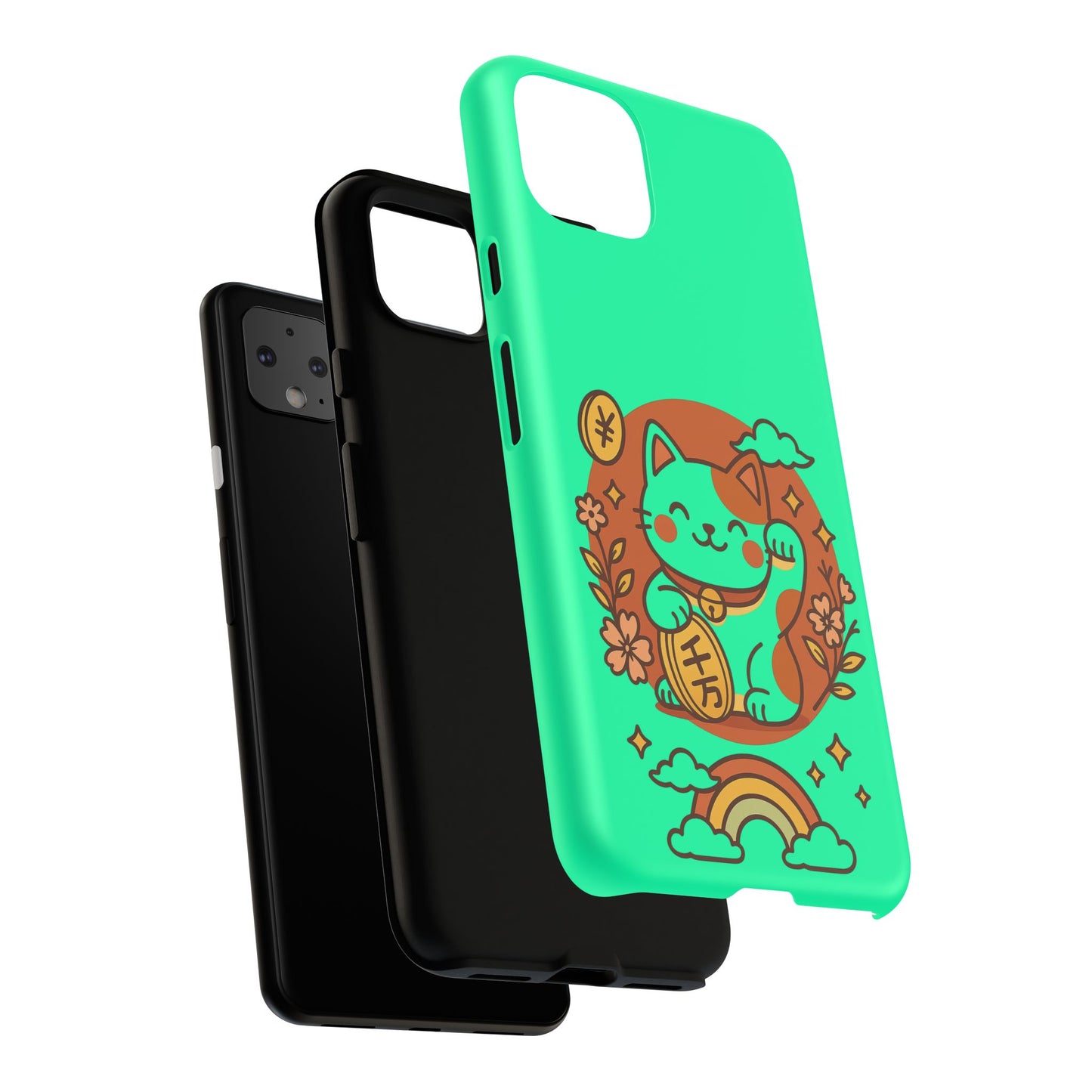 Japanese Kawaii Lucky Cat Protective Phone Case