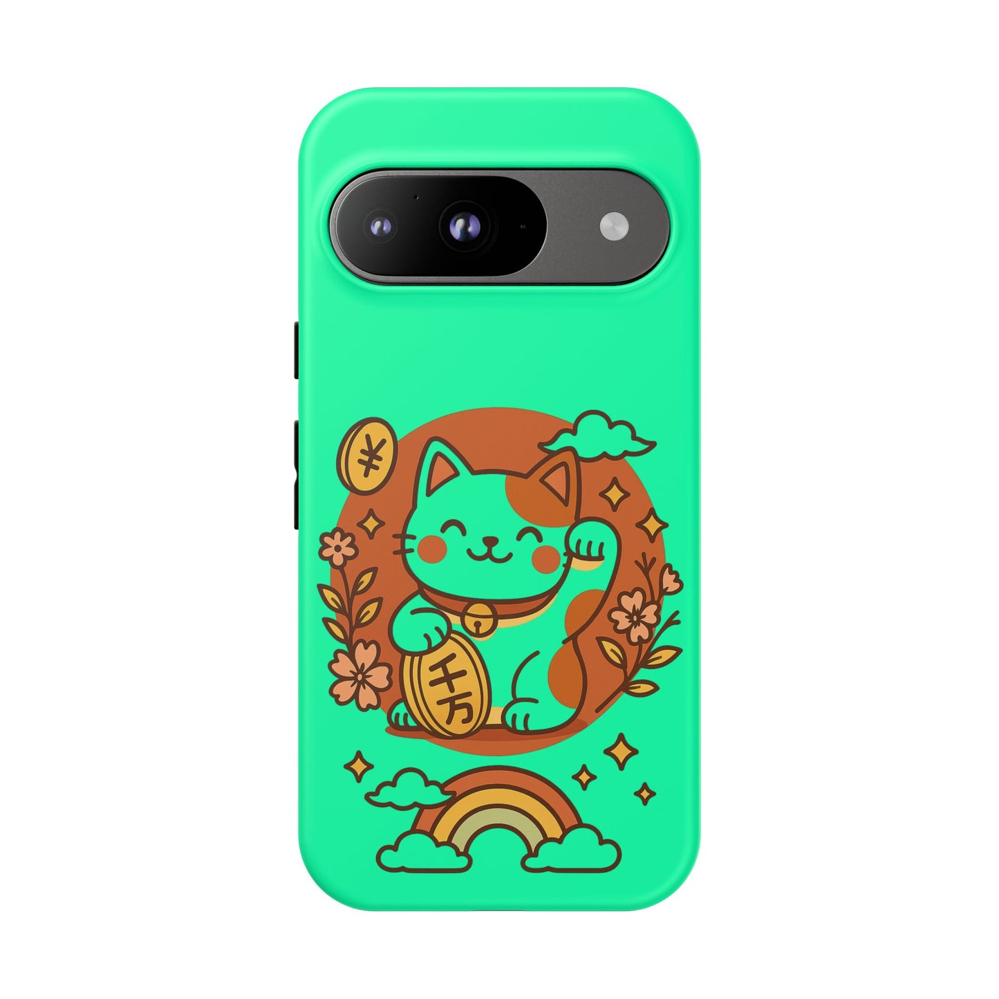 Japanese Kawaii Lucky Cat Protective Phone Case