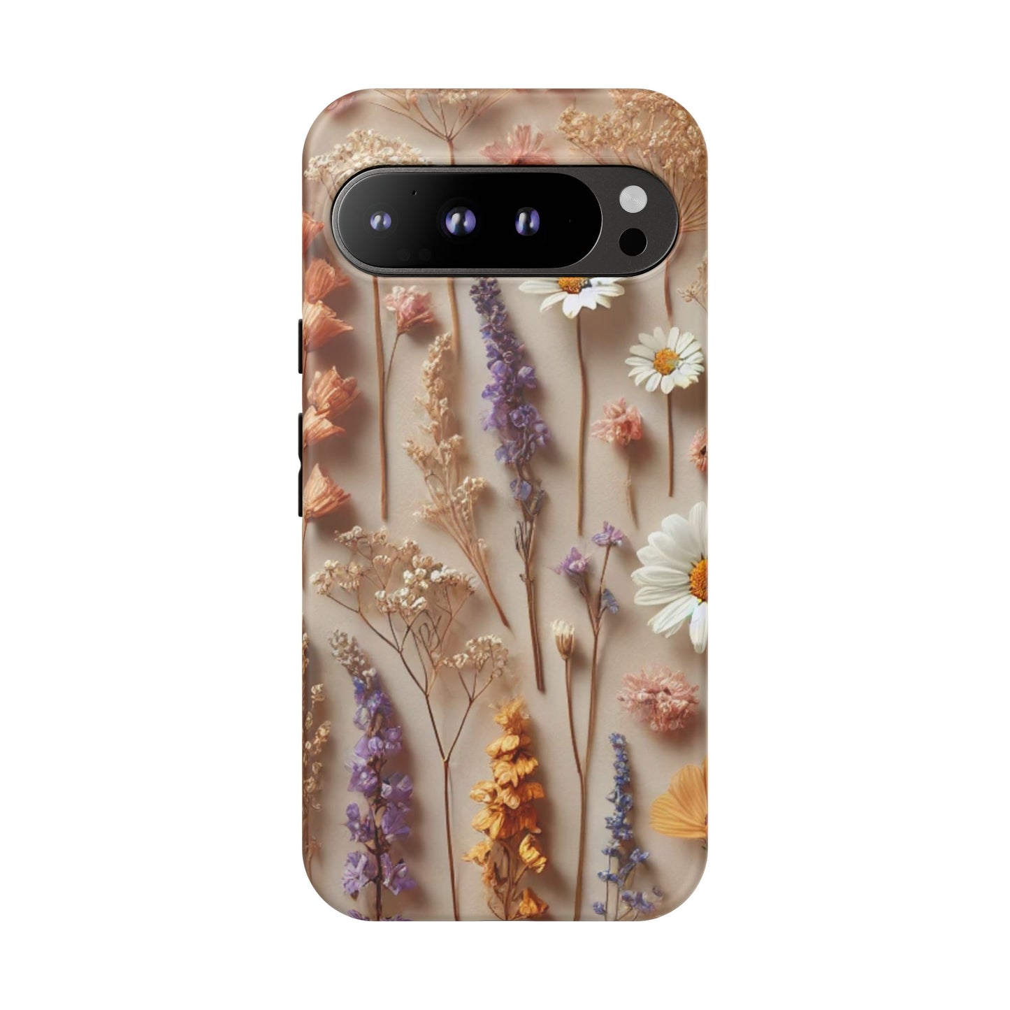 Pressed Flower Garden Phone Case – Vintage Botanical Aesthetic