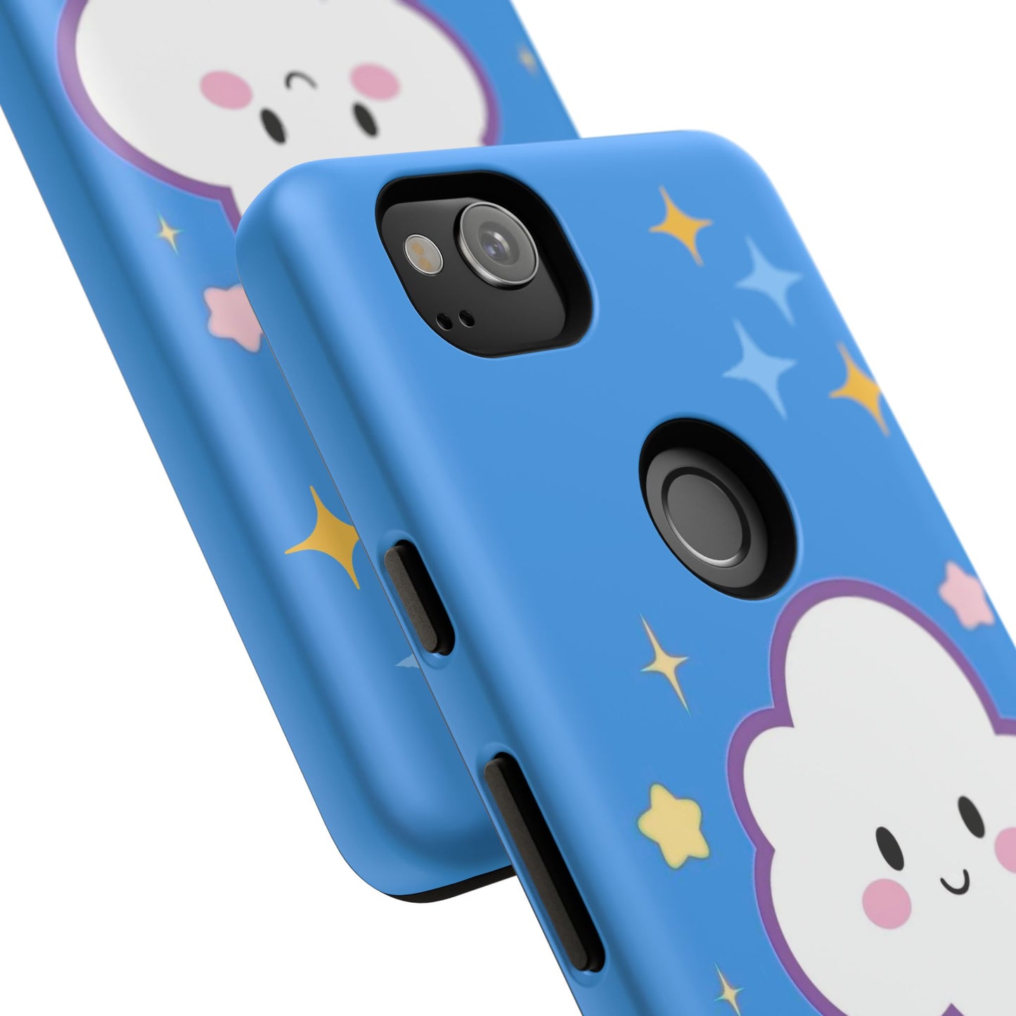 Cute Cloud & Rainbow Phone Case - Tough & Adorable Cover for Kids and Adults