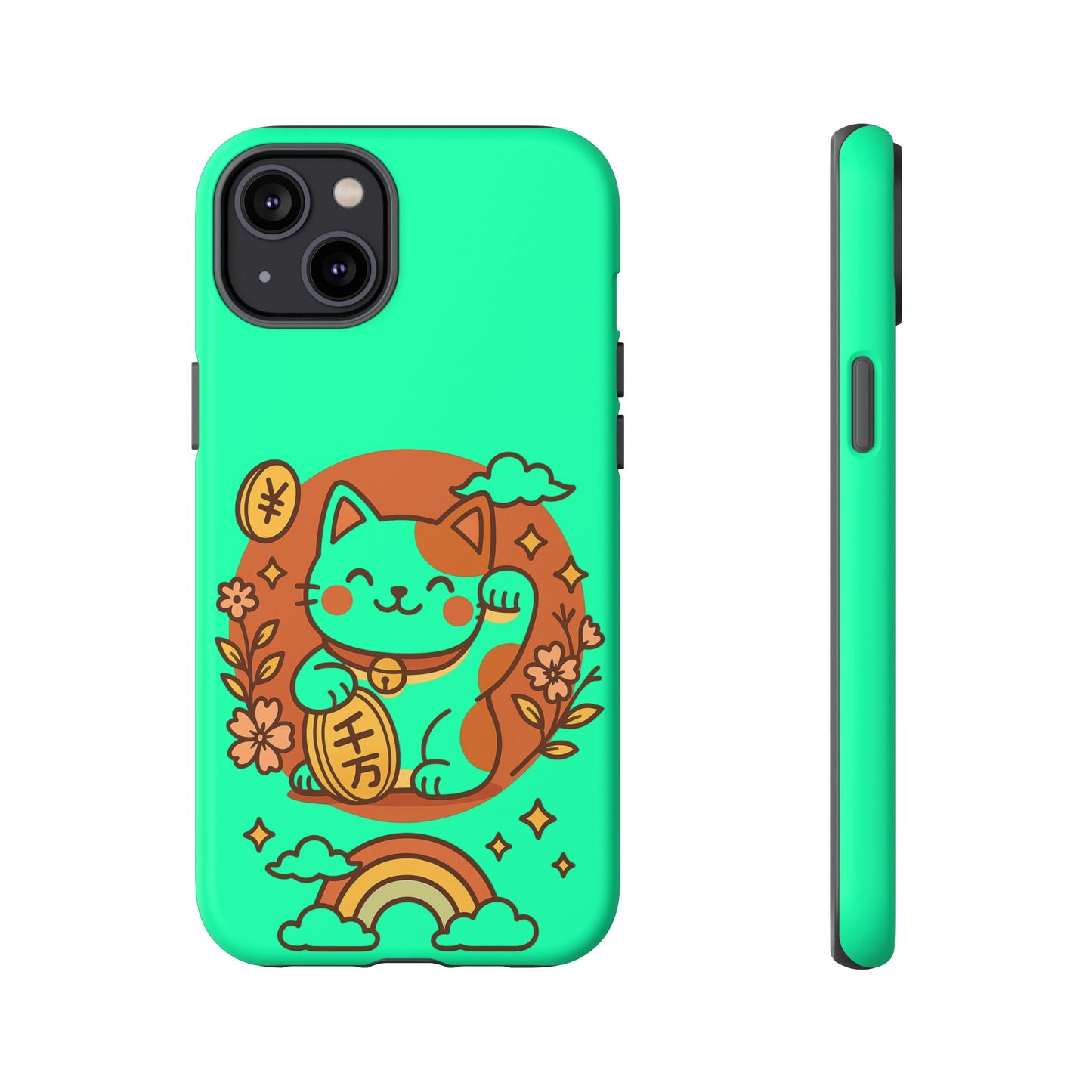 Japanese Kawaii Lucky Cat Protective Phone Case