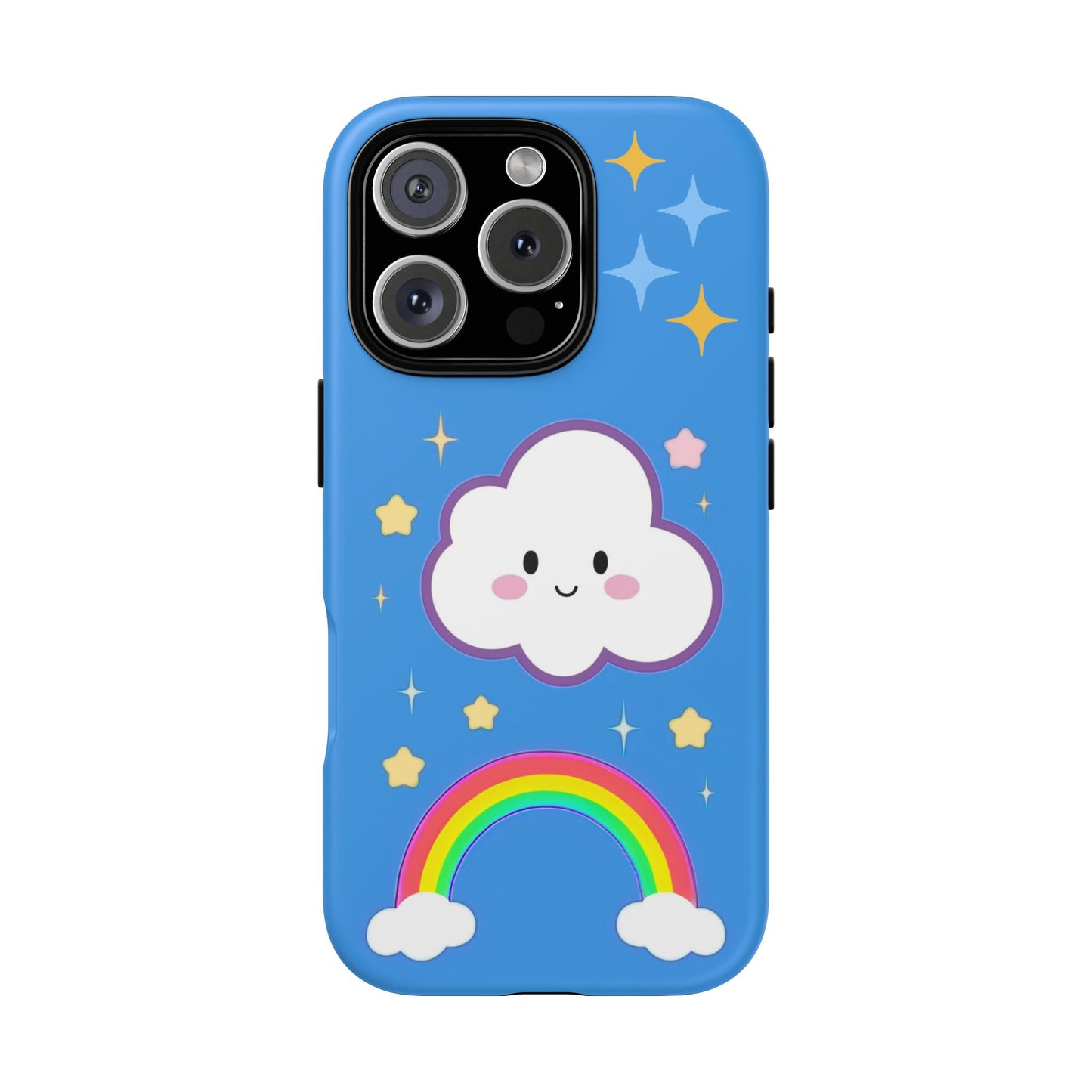 Cute Cloud & Rainbow Phone Case - Tough & Adorable Cover for Kids and Adults