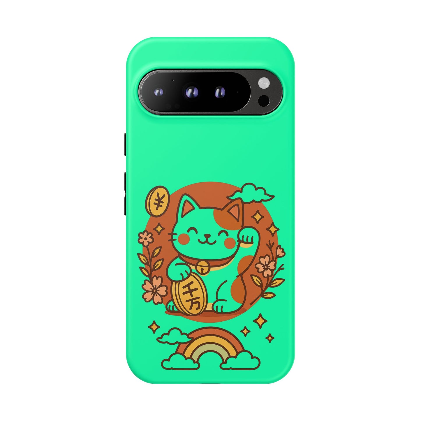 Japanese Kawaii Lucky Cat Protective Phone Case