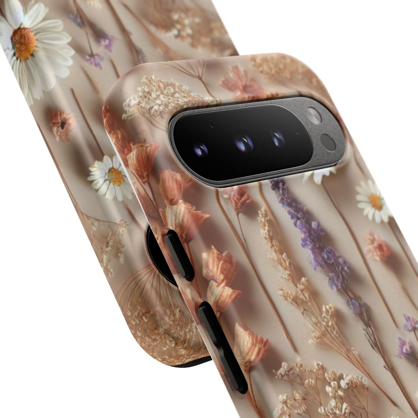 Pressed Flower Garden Phone Case – Vintage Botanical Aesthetic