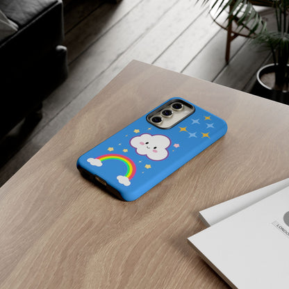 Cute Cloud & Rainbow Phone Case - Tough & Adorable Cover for Kids and Adults