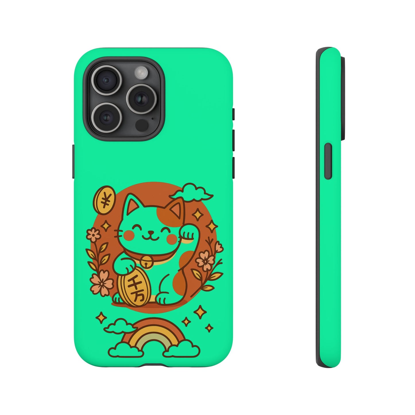 Japanese Kawaii Lucky Cat Protective Phone Case