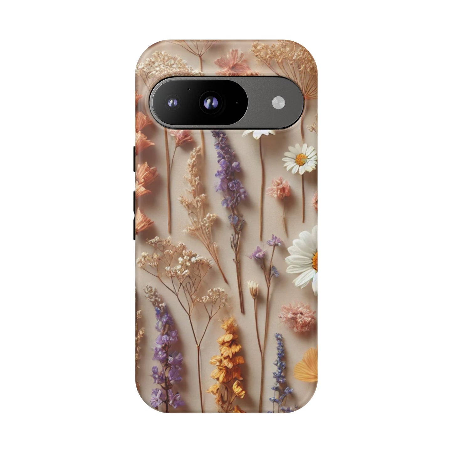Pressed Flower Garden Phone Case – Vintage Botanical Aesthetic