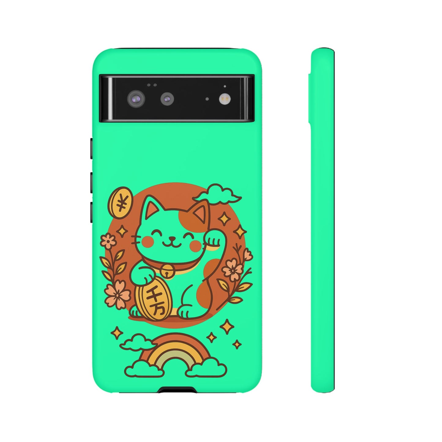 Japanese Kawaii Lucky Cat Protective Phone Case