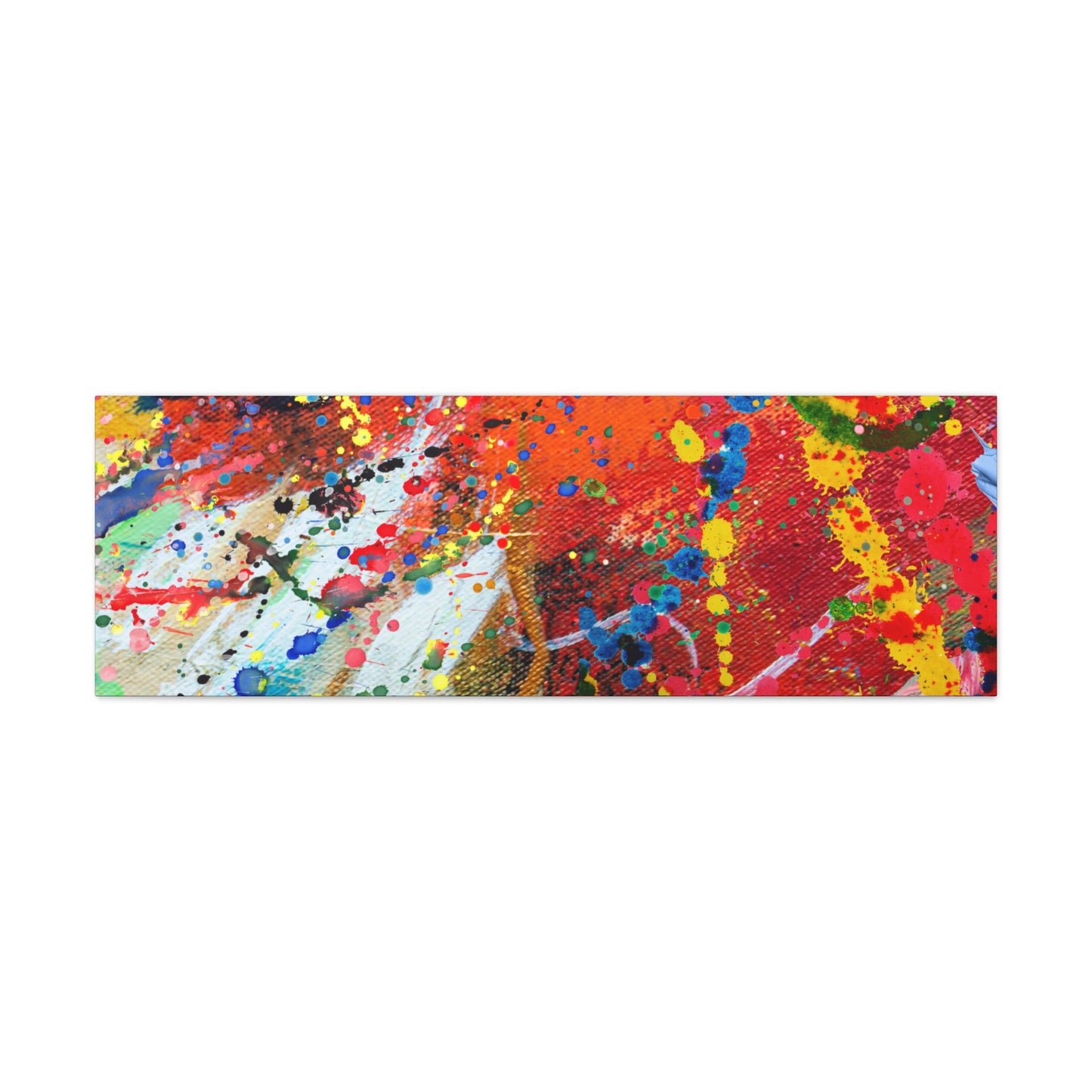 Spectrum in Motion – Abstract Chaos Canvas Print