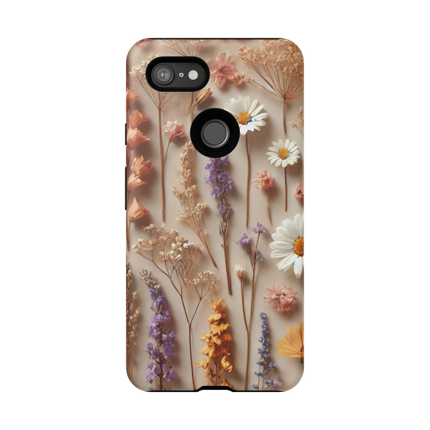 Pressed Flower Garden Phone Case – Vintage Botanical Aesthetic