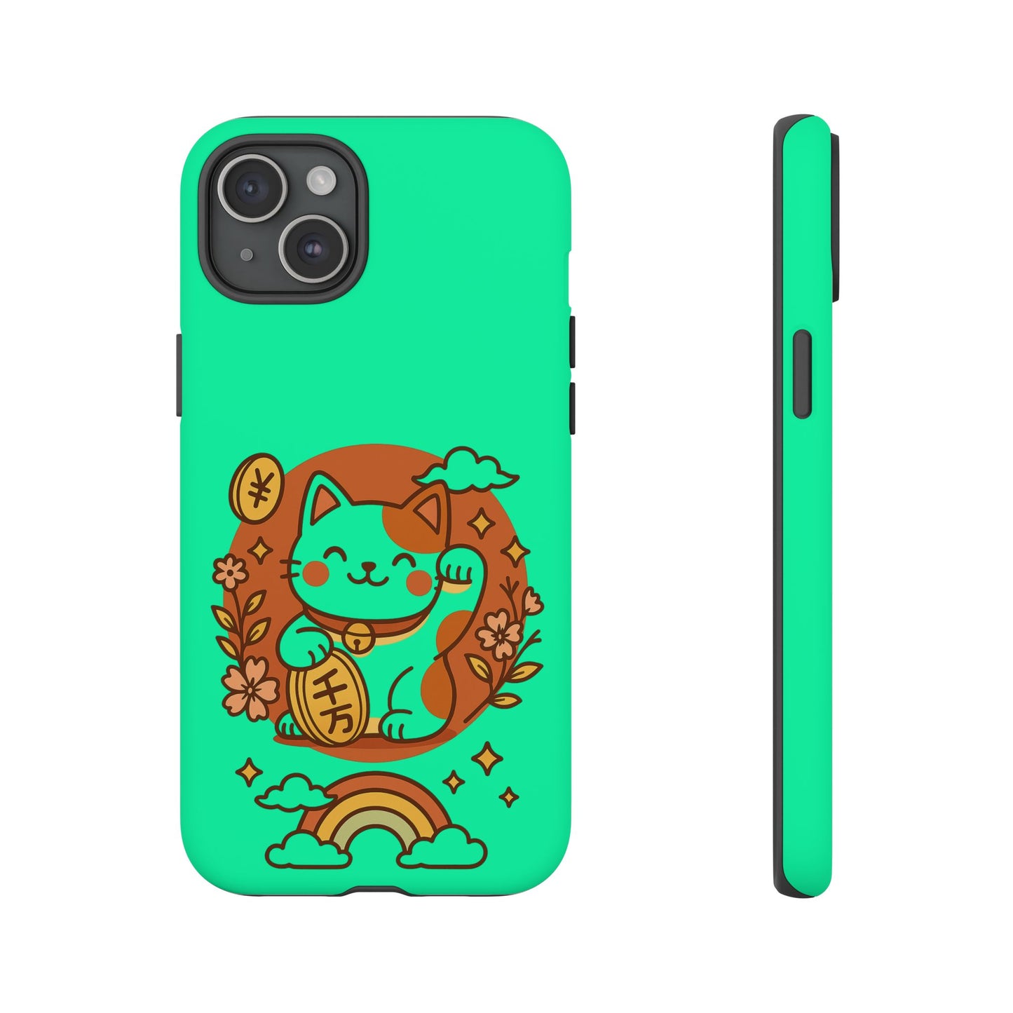 Japanese Kawaii Lucky Cat Protective Phone Case