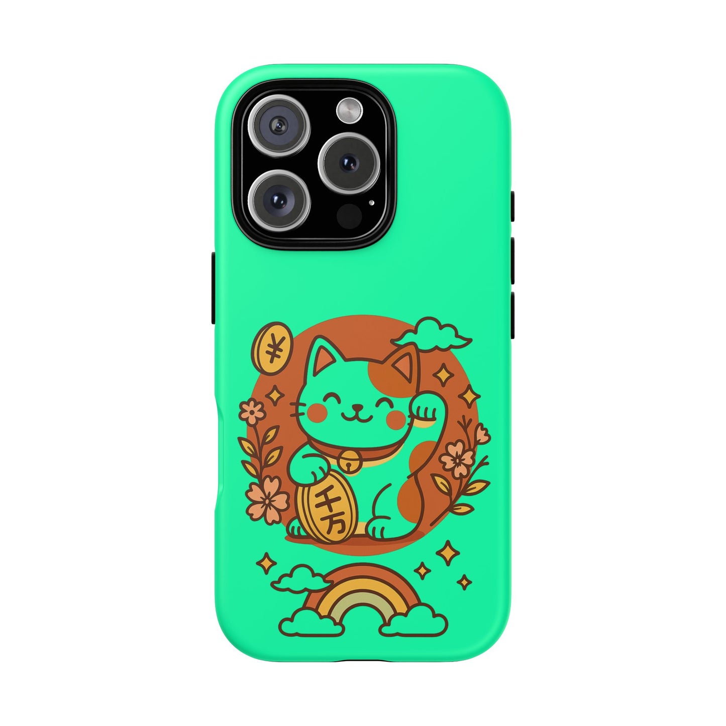 Japanese Kawaii Lucky Cat Protective Phone Case