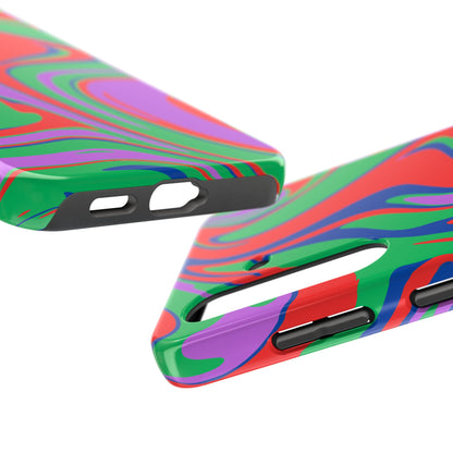 Colorful Zebra Print Tough Phone Cases
