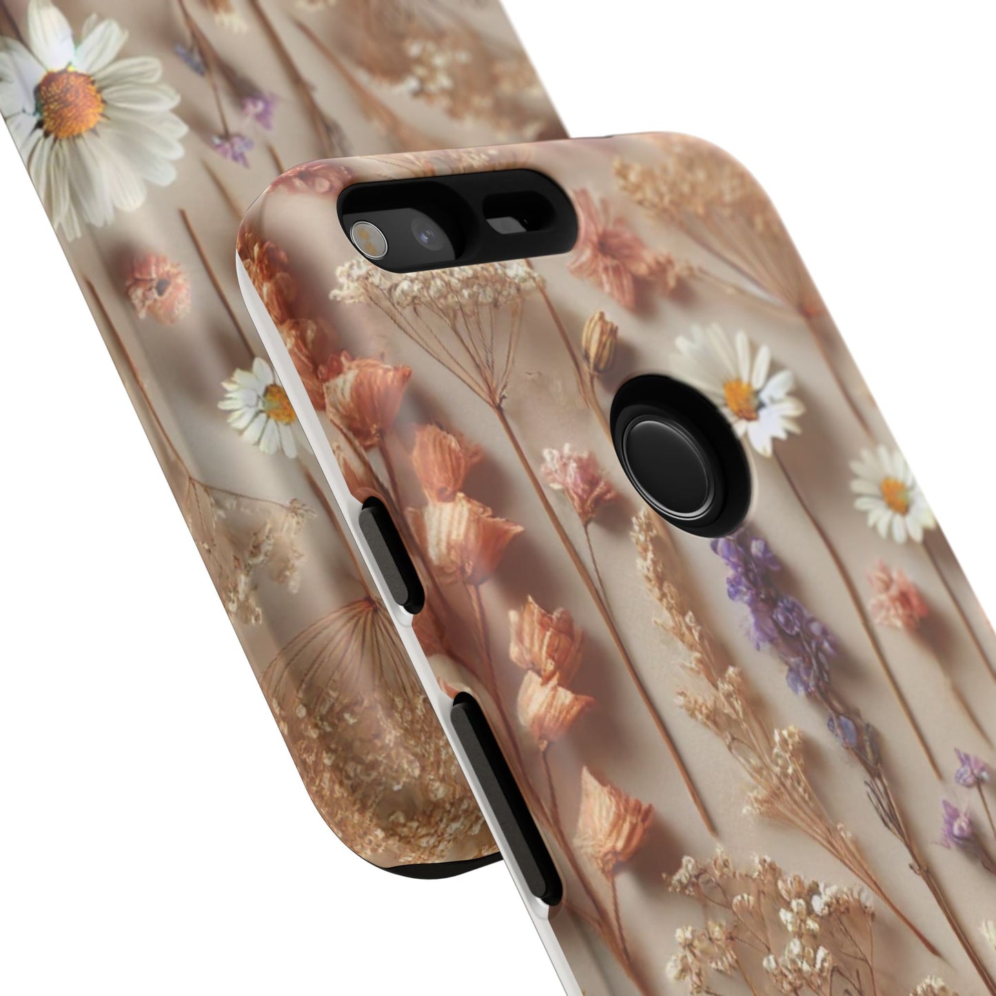 Pressed Flower Garden Phone Case – Vintage Botanical Aesthetic