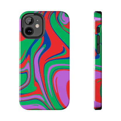 Colorful Zebra Print Tough Phone Cases