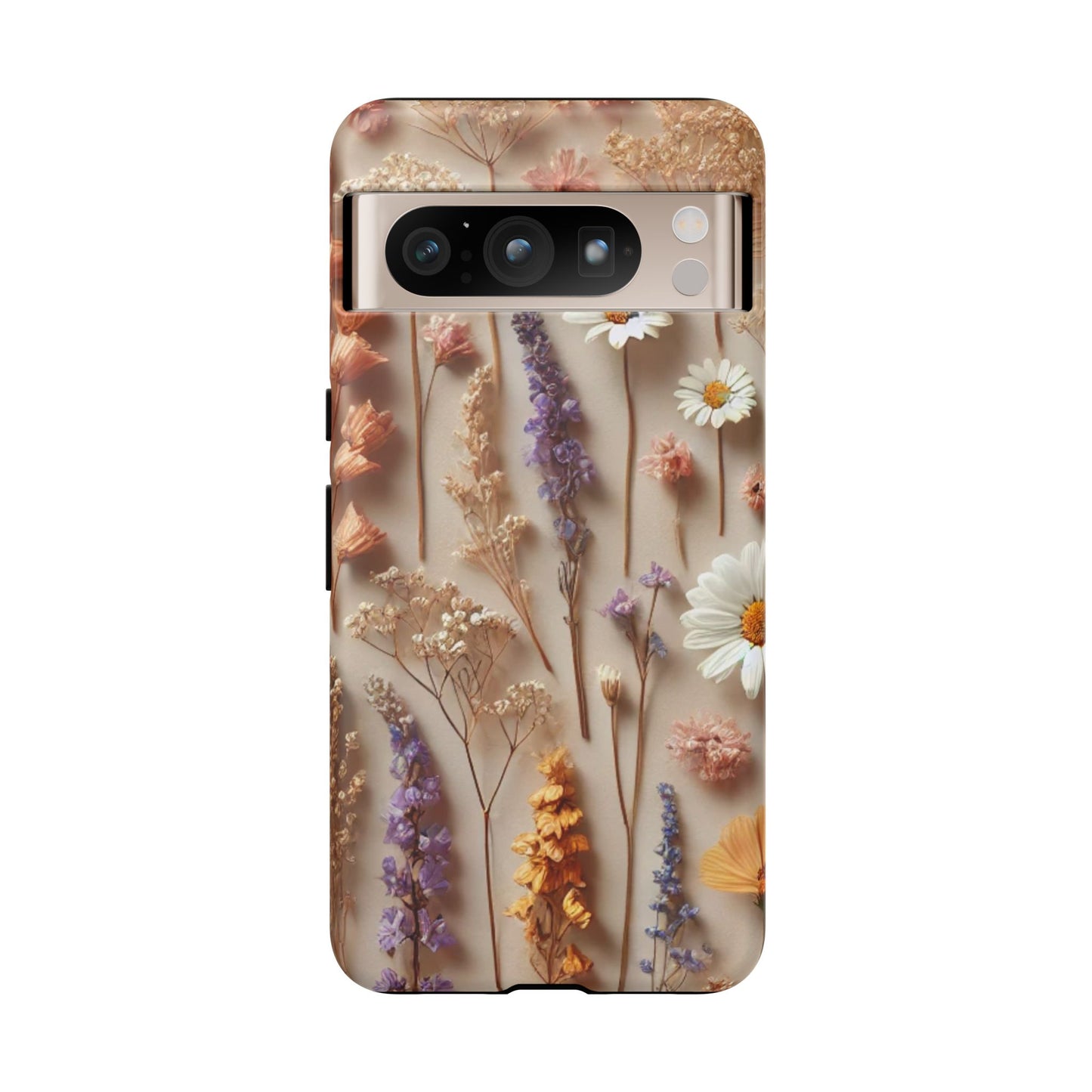 Pressed Flower Garden Phone Case – Vintage Botanical Aesthetic