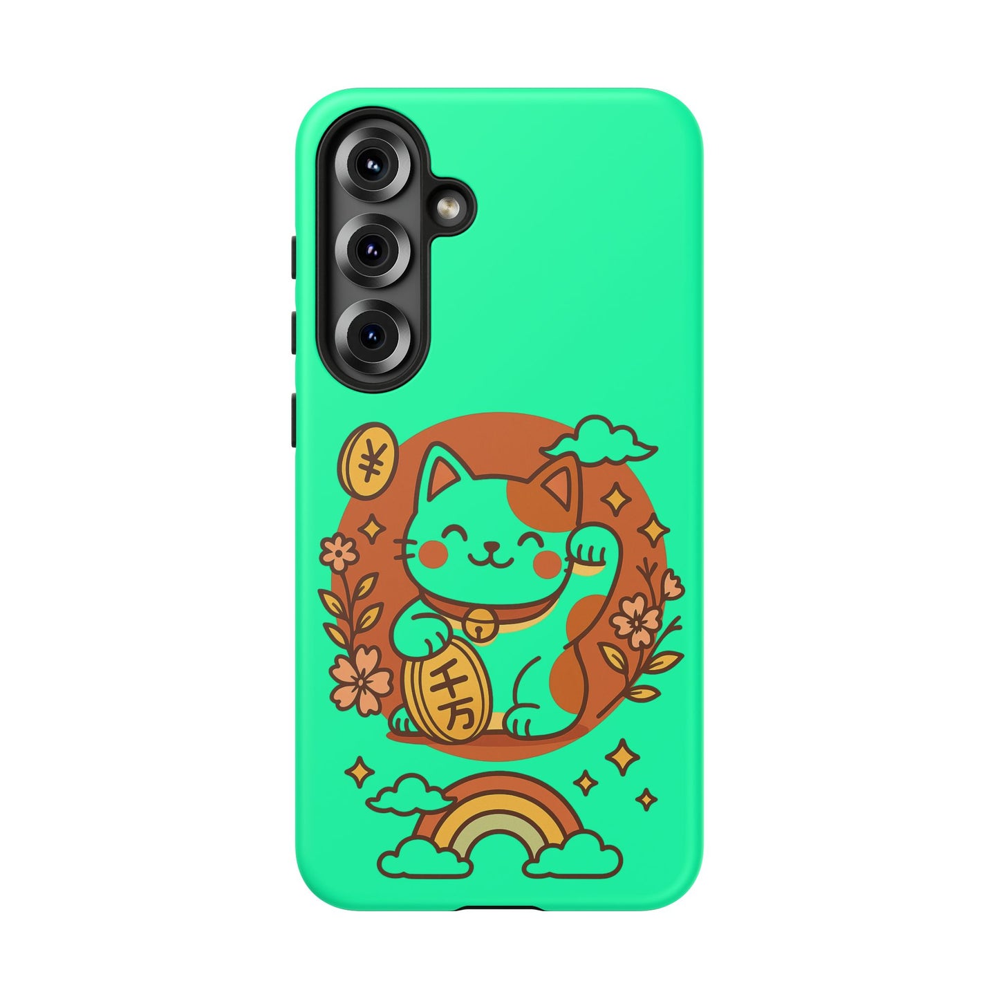 Japanese Kawaii Lucky Cat Protective Phone Case
