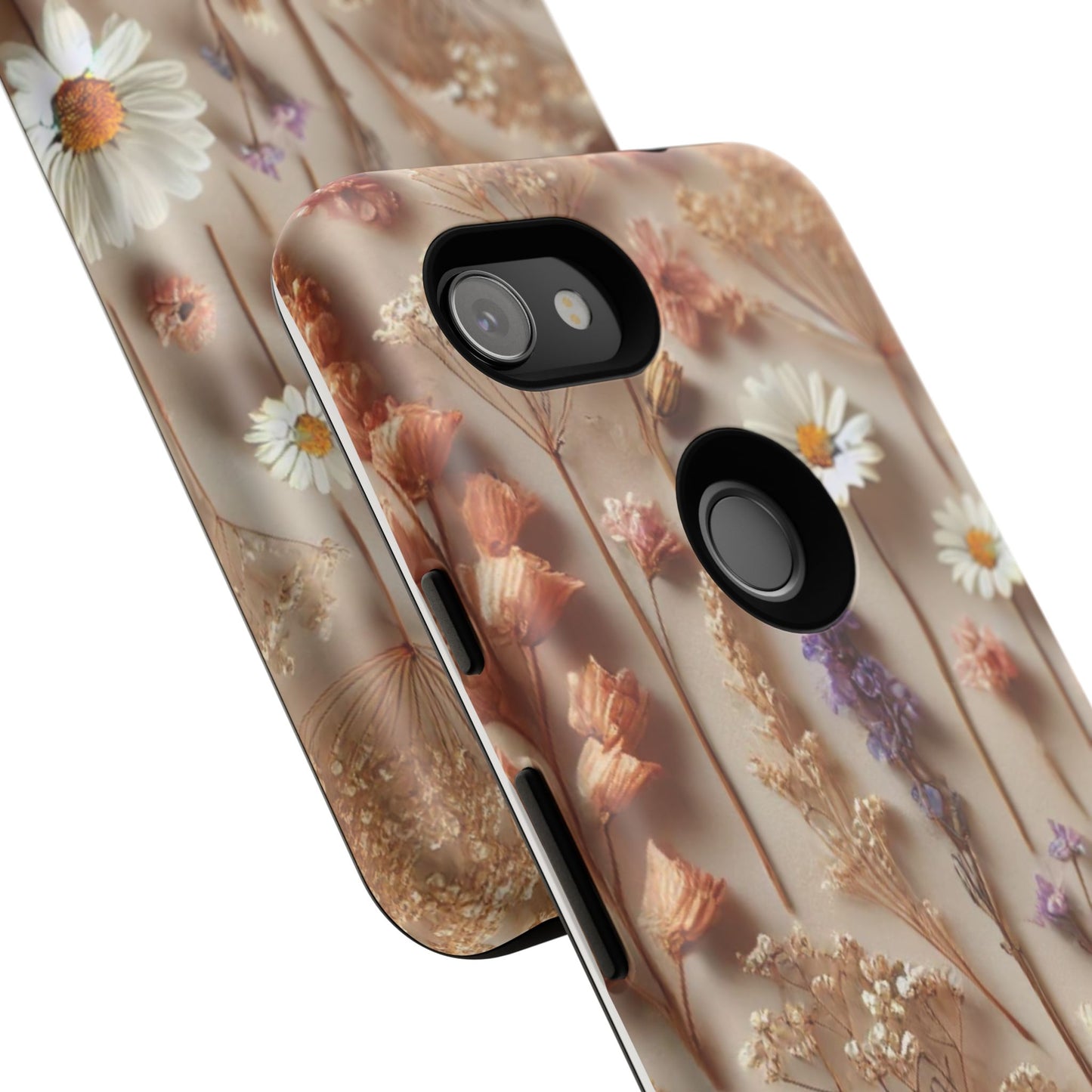 Pressed Flower Garden Phone Case – Vintage Botanical Aesthetic