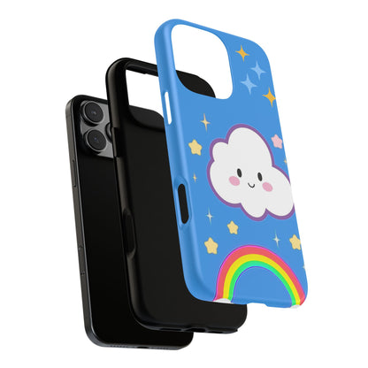 Cute Cloud & Rainbow Phone Case - Tough & Adorable Cover for Kids and Adults