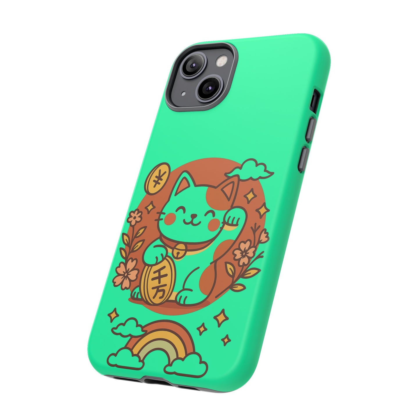 Japanese Kawaii Lucky Cat Protective Phone Case