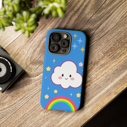 Cute Cloud & Rainbow Phone Case - Tough & Adorable Cover for Kids and Adults