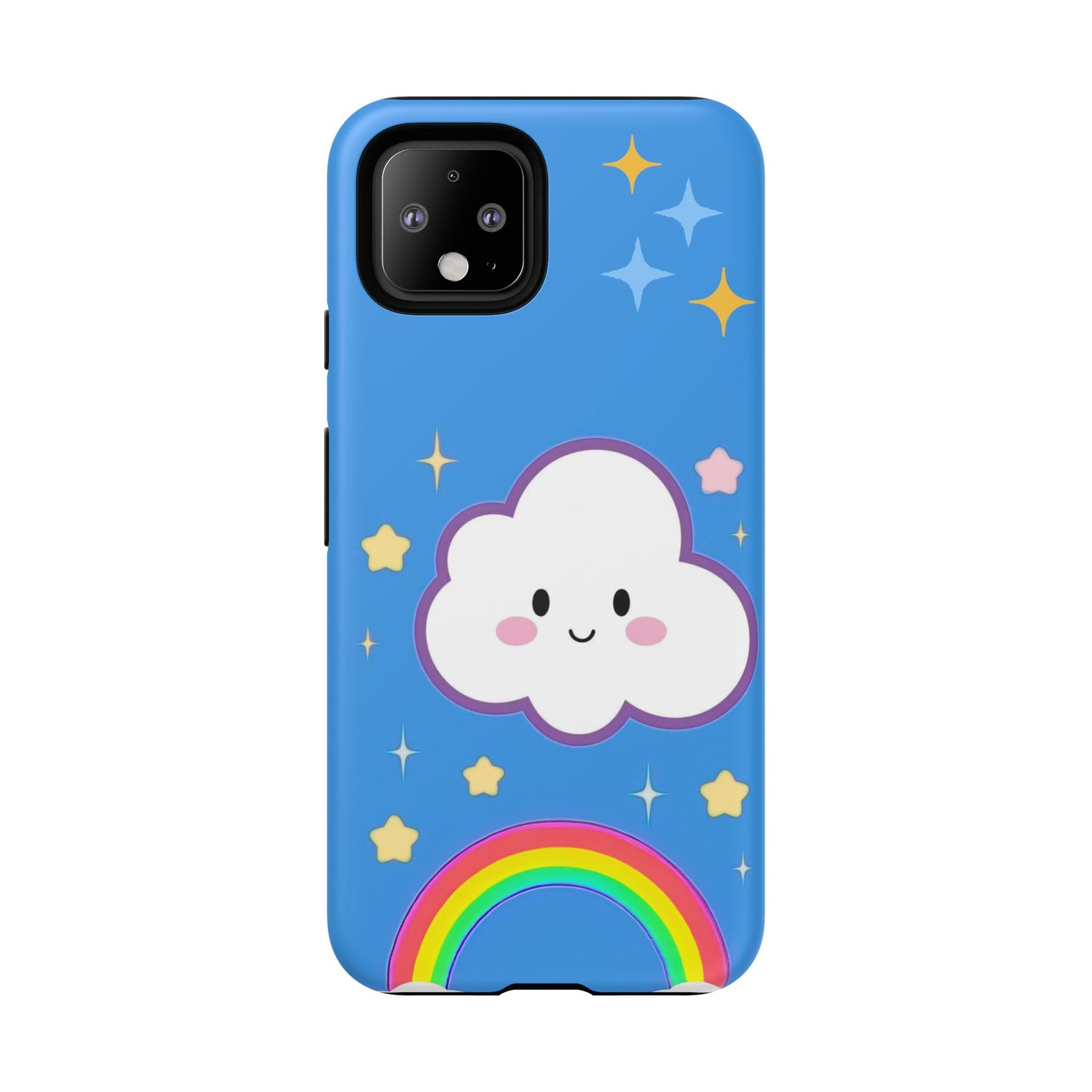 Cute Cloud & Rainbow Phone Case - Tough & Adorable Cover for Kids and Adults