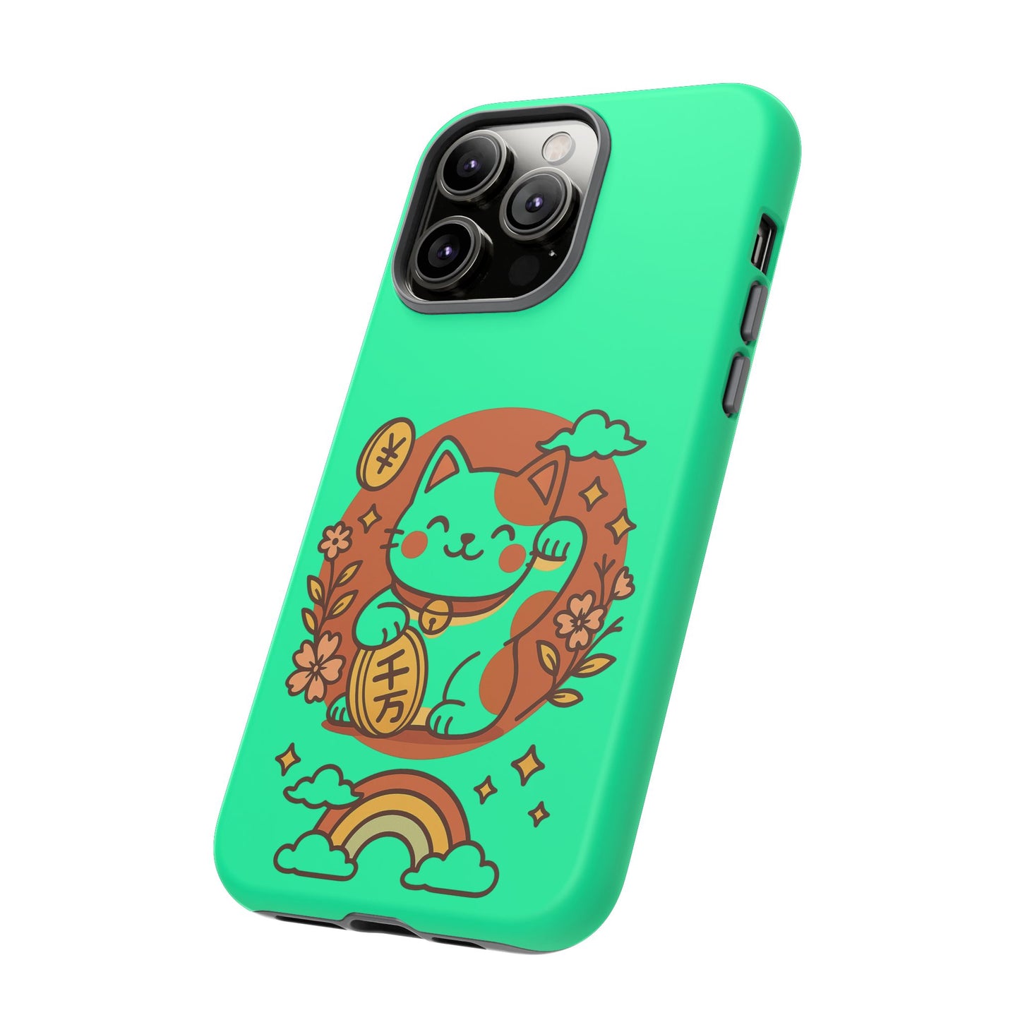 Japanese Kawaii Lucky Cat Protective Phone Case