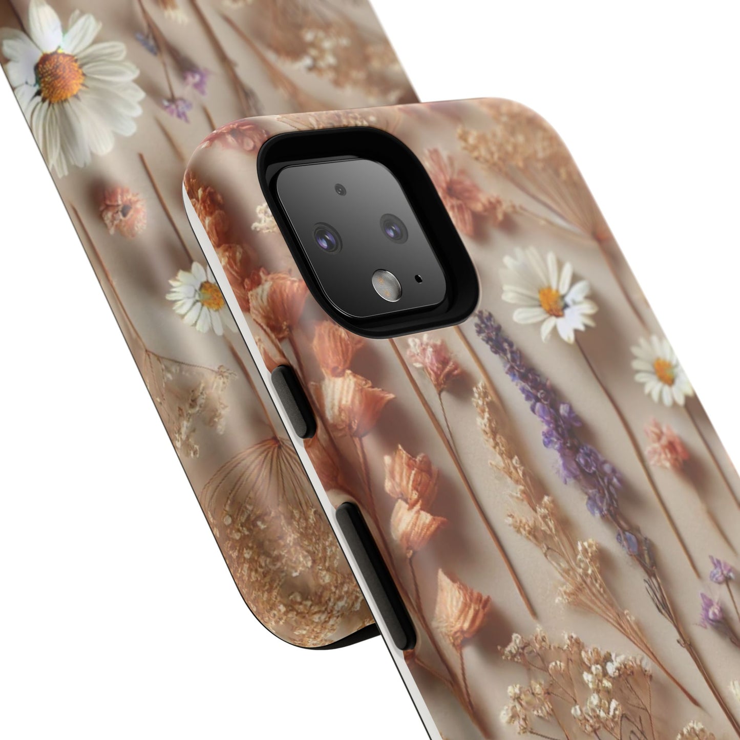 Pressed Flower Garden Phone Case – Vintage Botanical Aesthetic