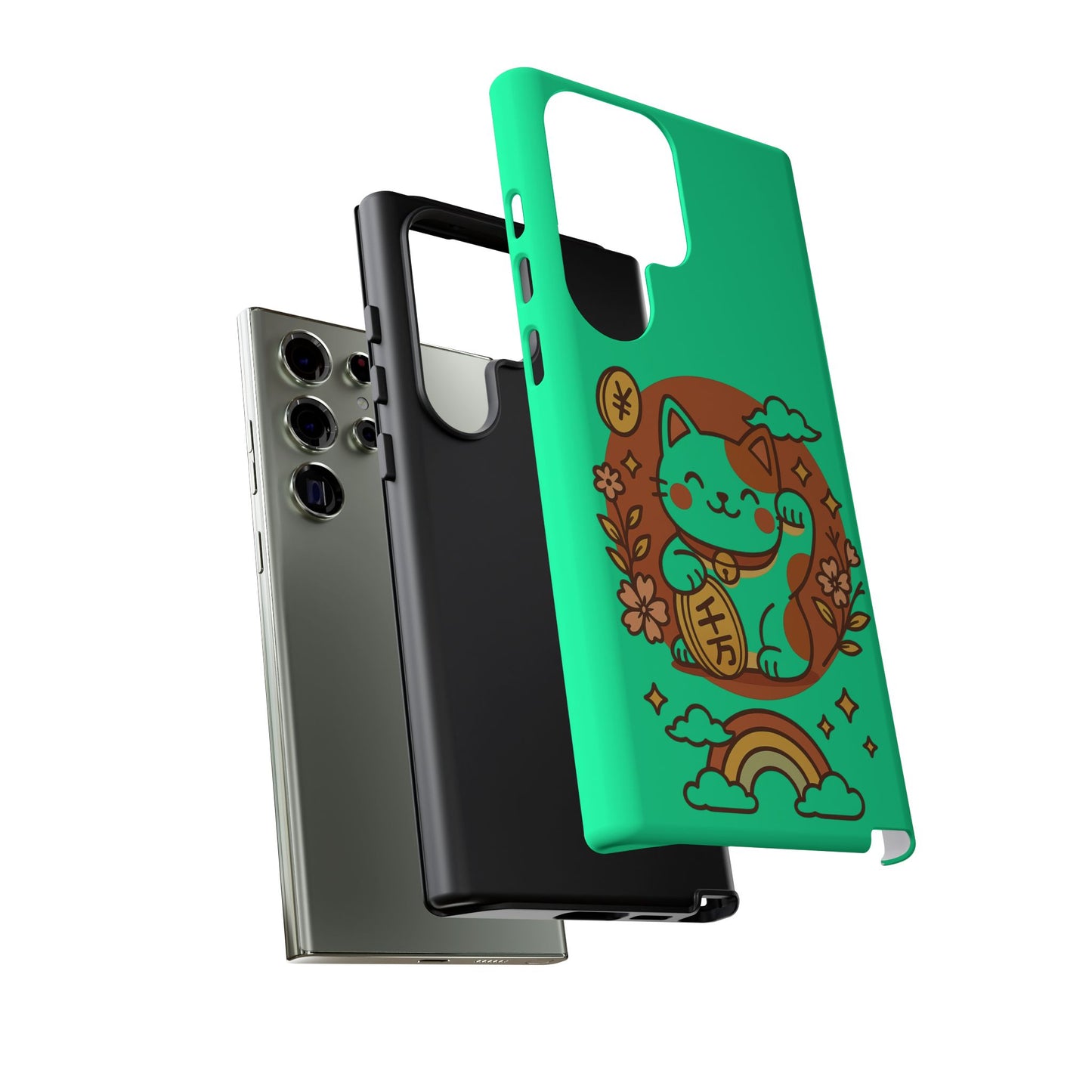 Japanese Kawaii Lucky Cat Protective Phone Case