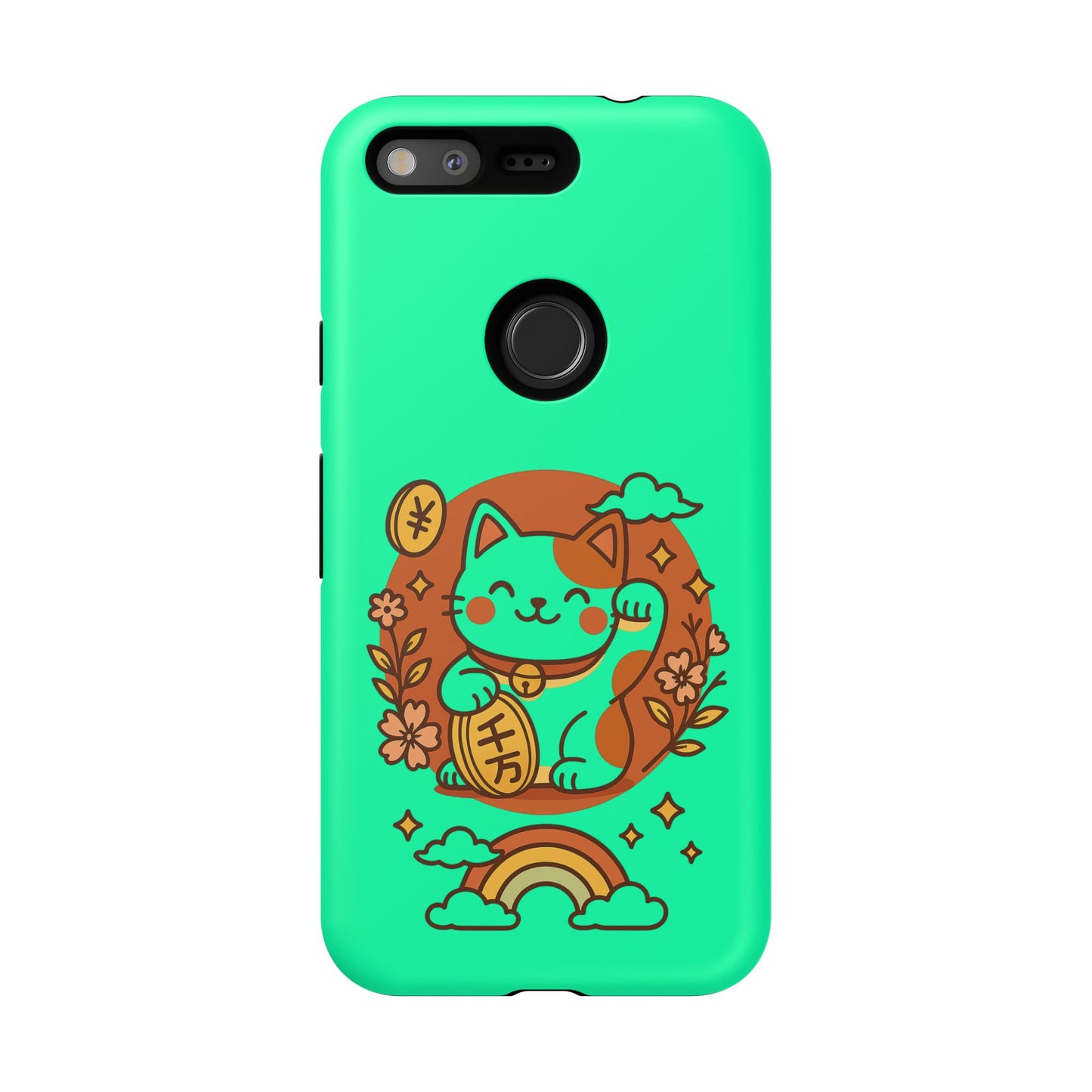 Japanese Kawaii Lucky Cat Protective Phone Case
