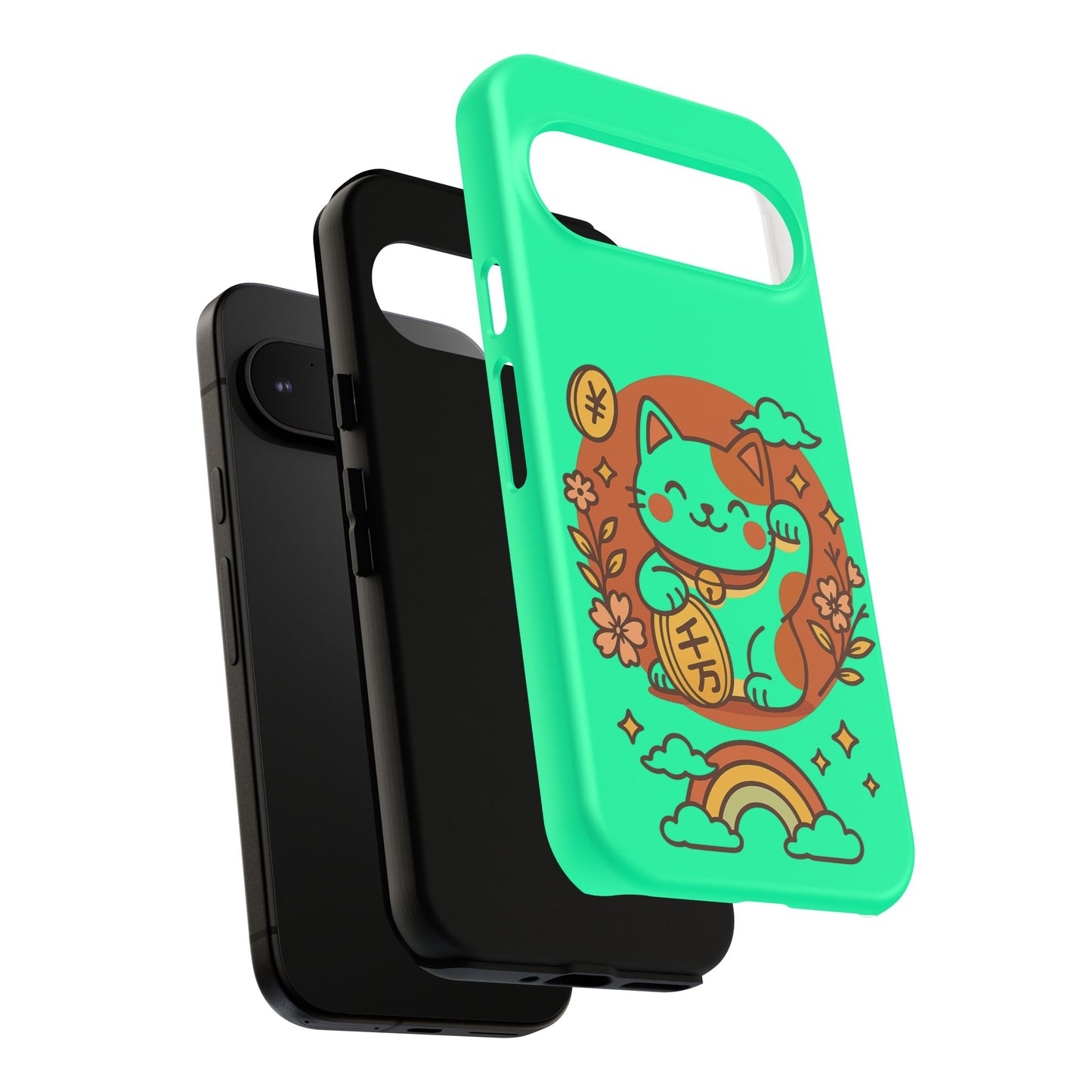 Japanese Kawaii Lucky Cat Protective Phone Case