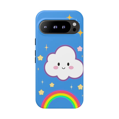 Cute Cloud & Rainbow Phone Case - Tough & Adorable Cover for Kids and Adults