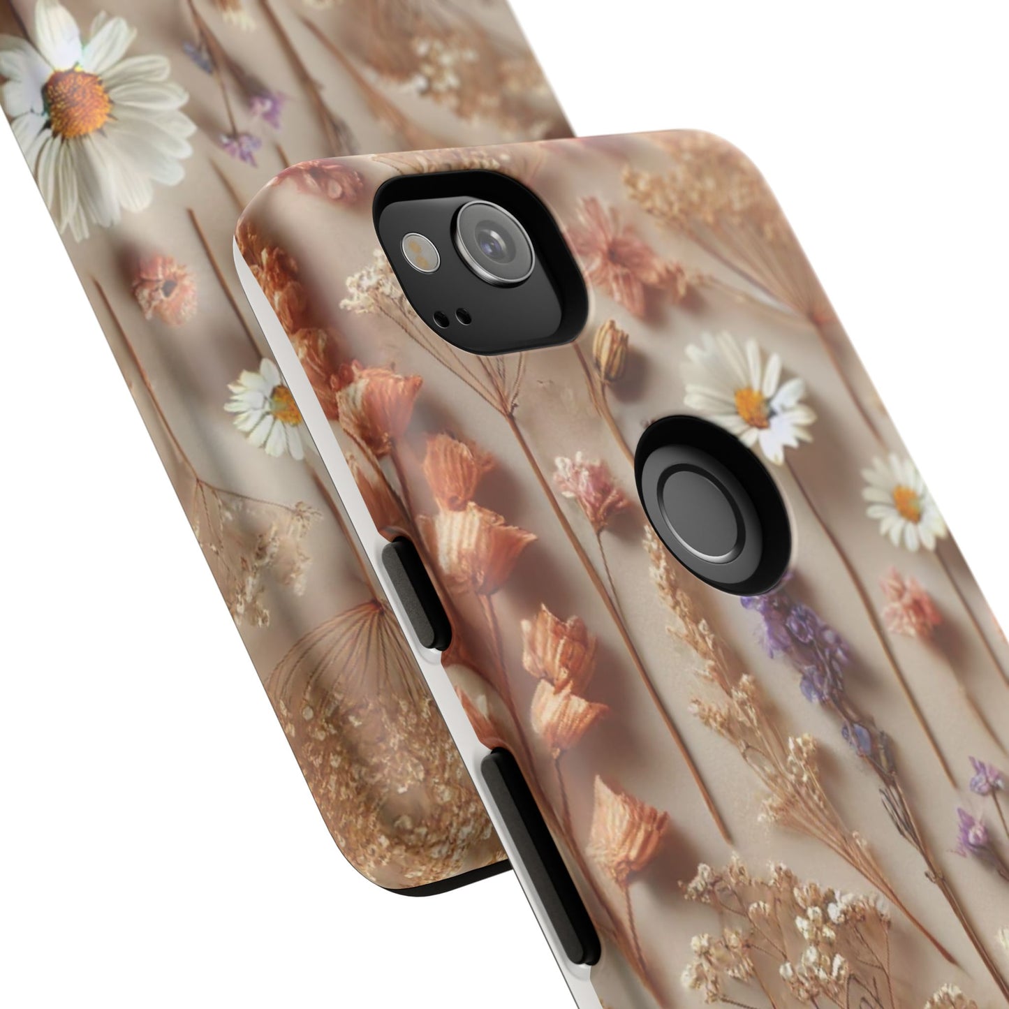 Pressed Flower Garden Phone Case – Vintage Botanical Aesthetic