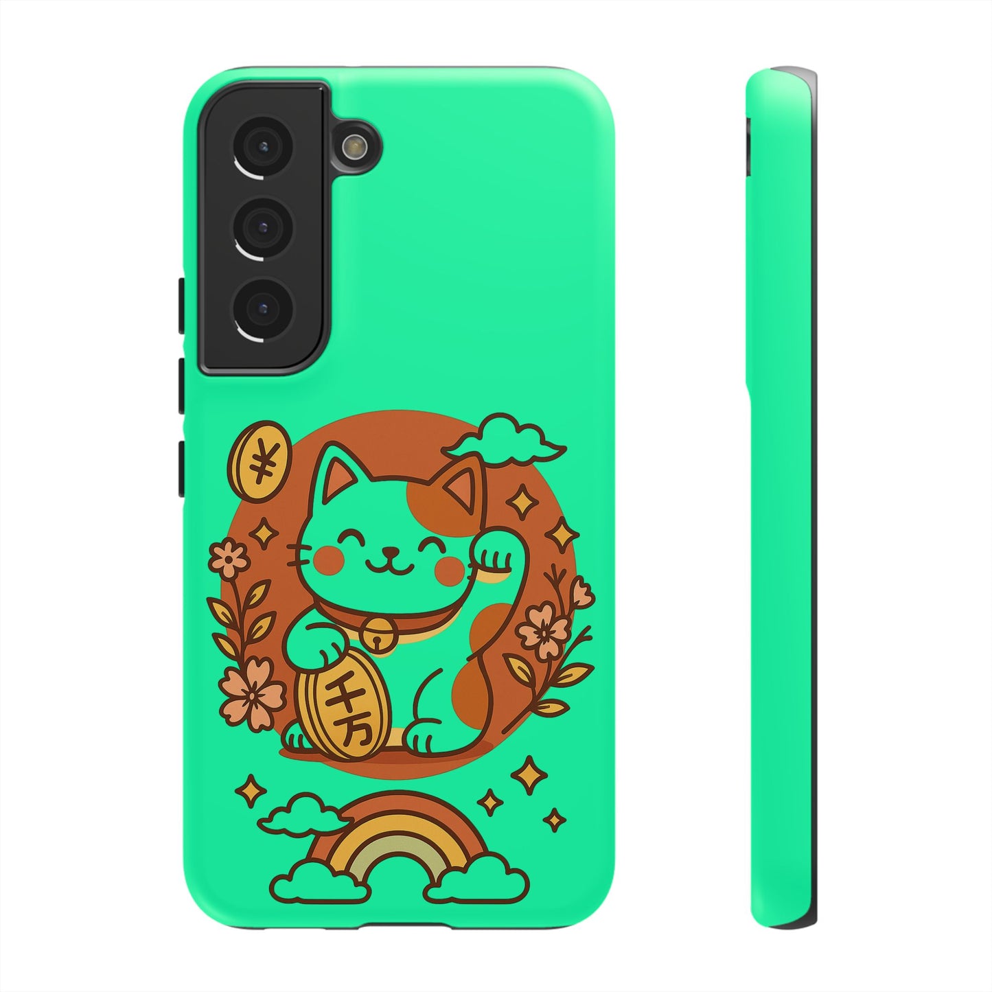 Japanese Kawaii Lucky Cat Protective Phone Case